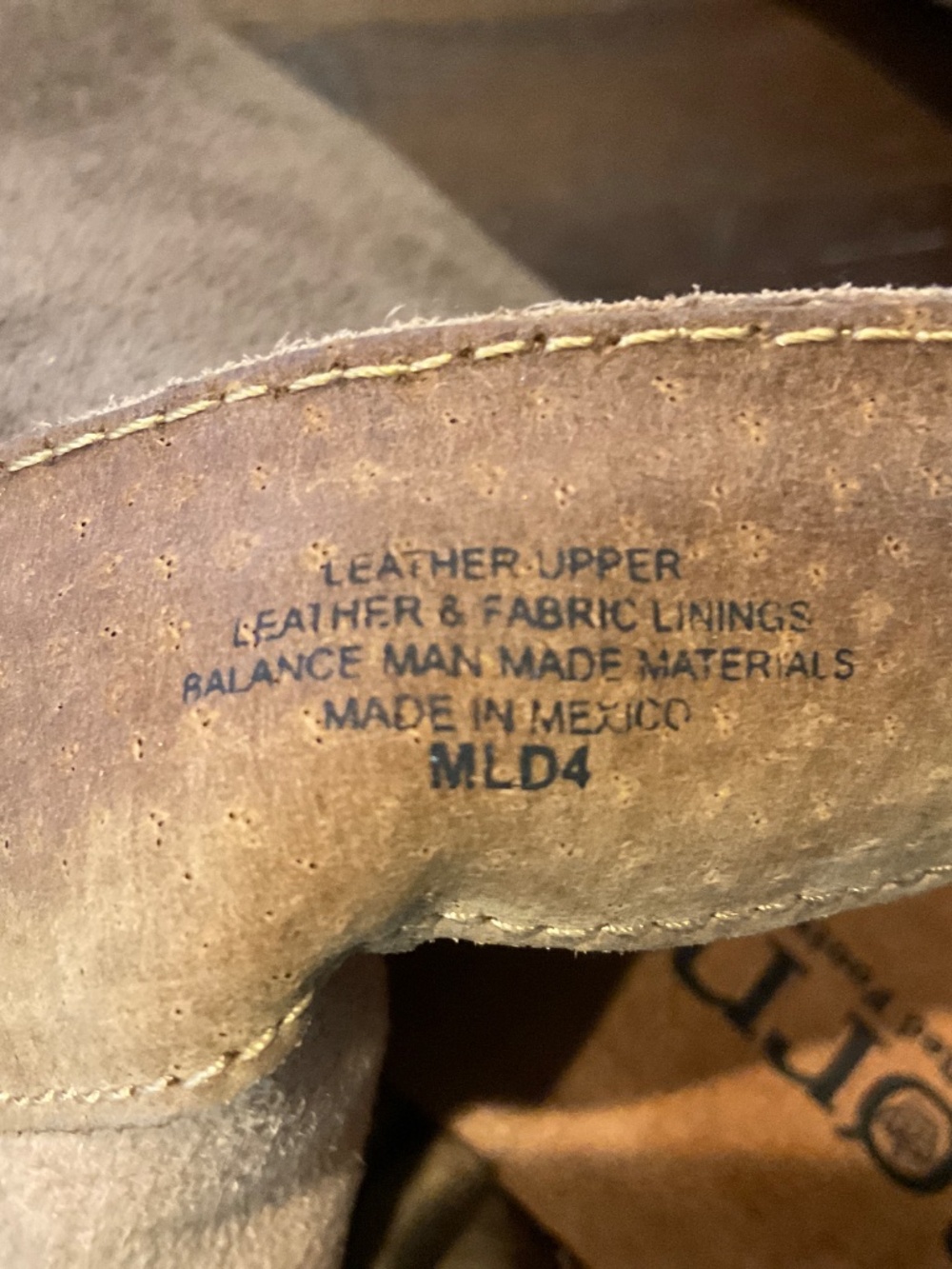 Born Tabby Taupe Avola Distressed Tan Suede Size 7 - Picture 9 of 9